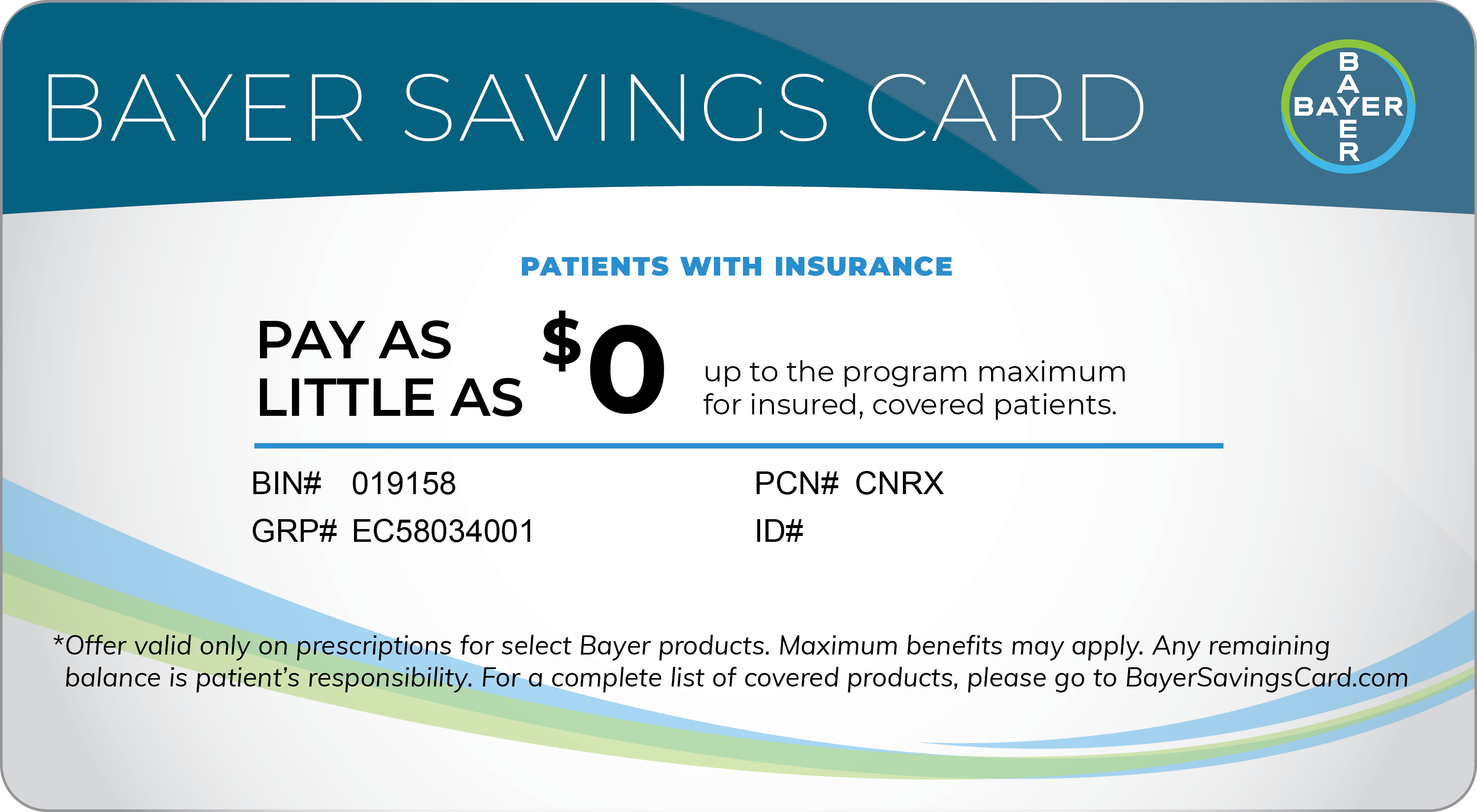 BAYER SAVINGS CARD